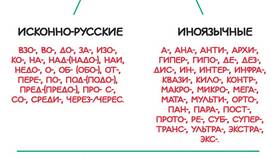 К чему относится приставка в русском языке в Терволина