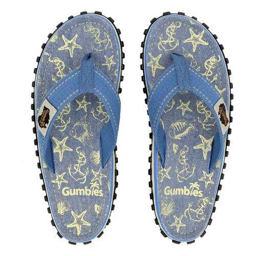 Шлепанцы женские Gumbies Islander Canvas Sea Shells 2020 (39) в Терволина